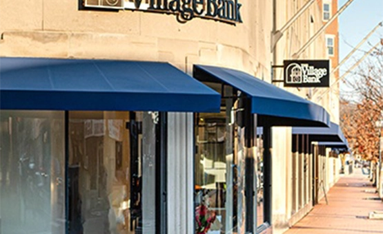 Pictured is the Waltham Village Bank location.